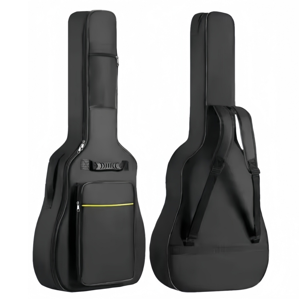 Case Guitar Gig Bag - アコースティックギターギグバッグ41インチ0.25インチスポンジパッド入り水抵抗デュアル調整可能ショルダーストラップギターケース