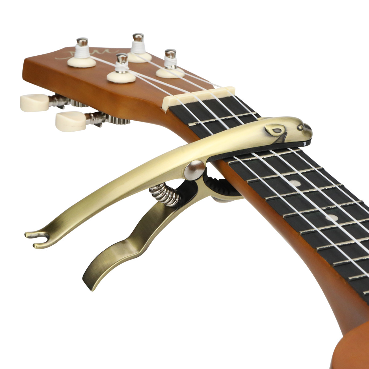 Guitar Tuner Clip - プロフェッショナルメタルギターカポアルミ合金クランプキートリガーチューナーアコースティックエレクトリックベース楽器アクセサリー用