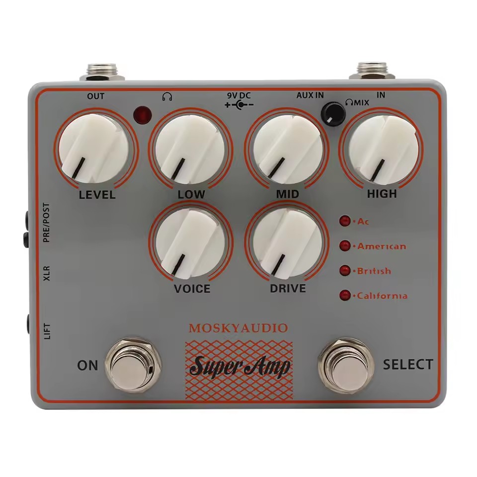 Looper Pedal Guitar - Mosky 4 AMP IN ONE アンプボックス