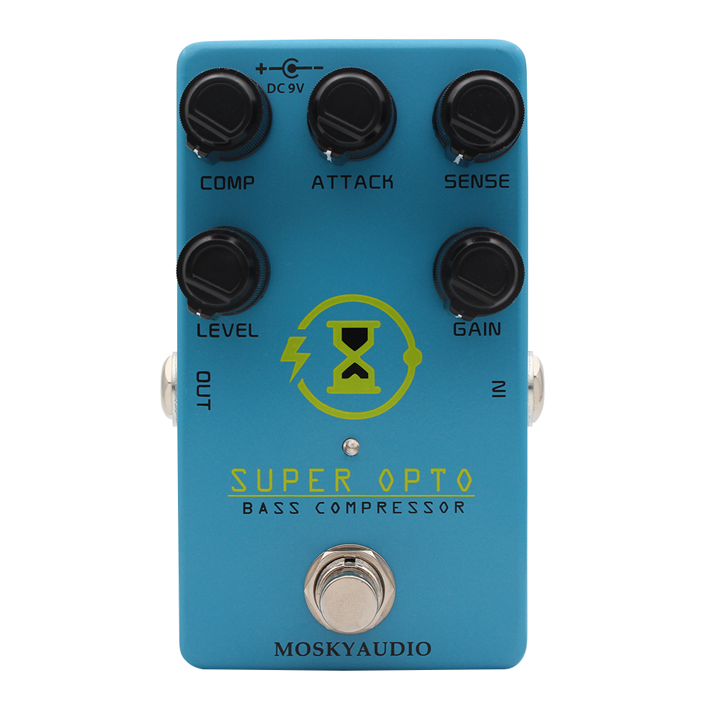Looper Pedal Guitar - Mosky スーパー OPTO ベース オプティカル コンプレッサー