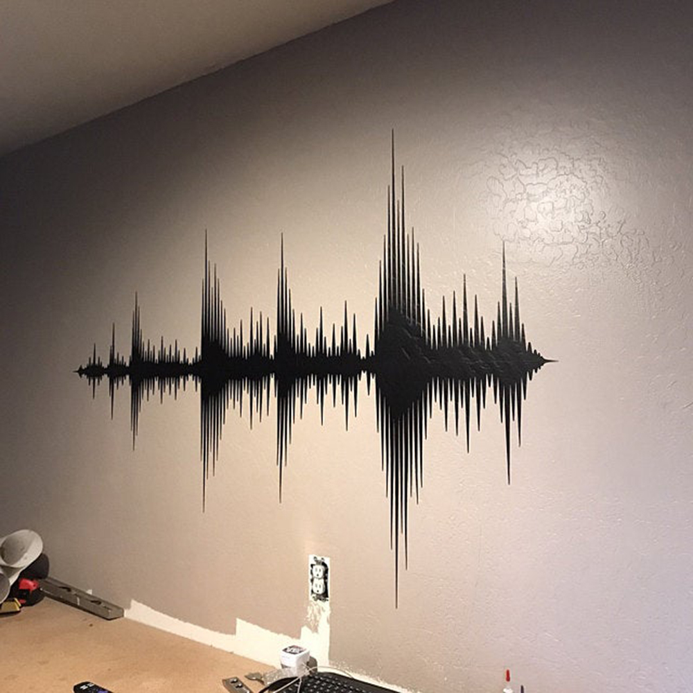 壁に掛けるオーディオステッカー,スタジオレコーディング用の取 - Audio Music Wallpaper のレビューと価格