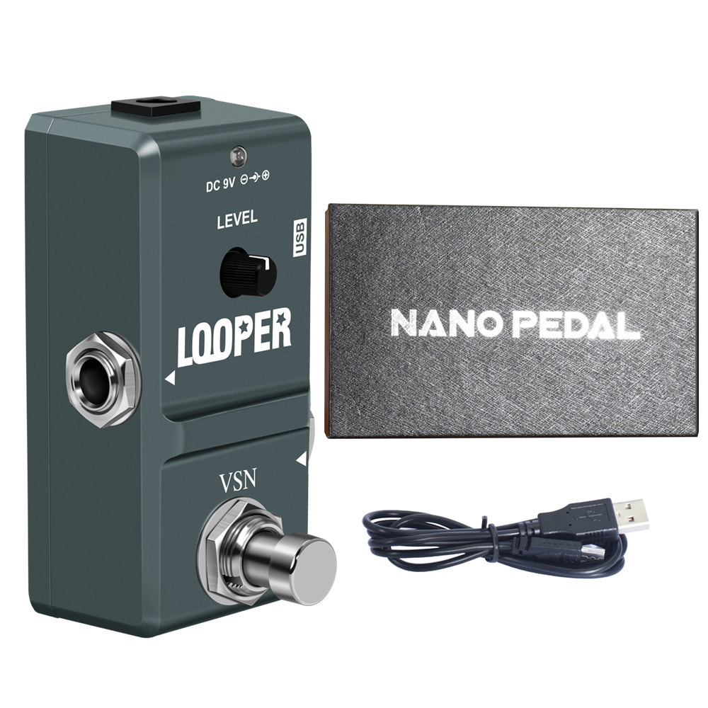 VSN ギタールーパーペダルデジタルルーパーエフェクトペダル - Looper Pedal Guitar のレビューと価格
