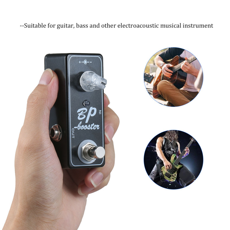 Mosky-オーディオギターペダル,bpブースター,クリーン - Looper Pedal Guitar のレビューと価格