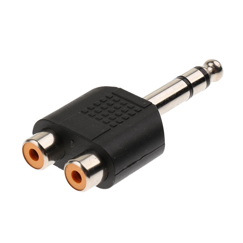 オーディオスプリッター 6.5mm - デュアルRCAケーブ - Audio Music Production のレビューと価格