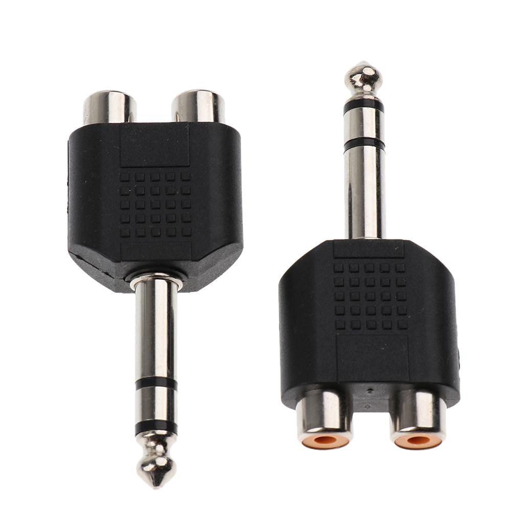 オーディオスプリッター 6.5mm - デュアルRCAケーブ - Audio Music Production のレビューと価格