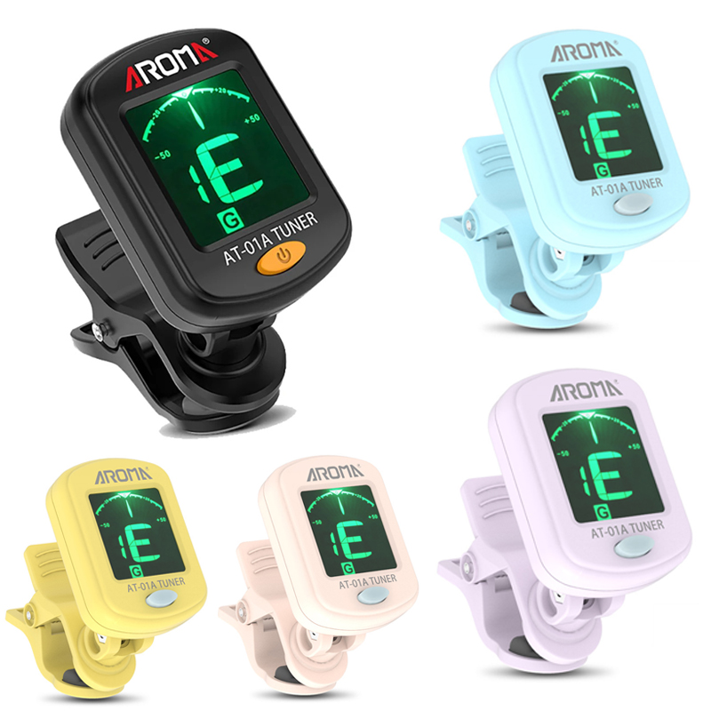 ギターチューナー 折りたたみ式回転式クリップオンチューナー  - Guitar Tuner Clip のレビューと価格
