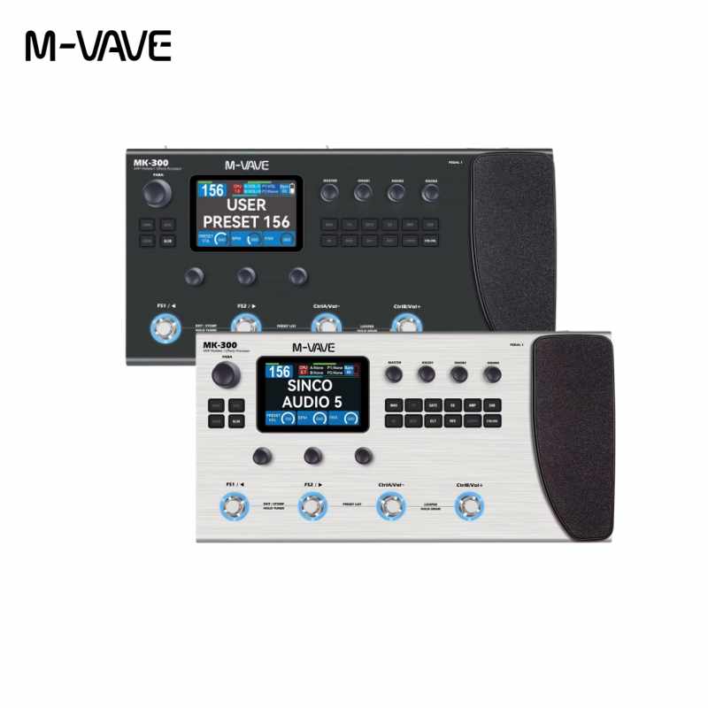 M-VAVE MK-300 ギター＆ベース用マルチエフェクタ - Looper Pedal Guitar のレビューと価格