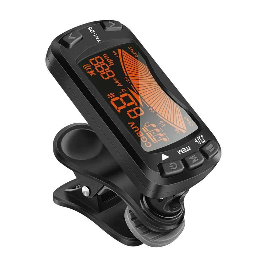 旅行用コンパクト 3-In-1 チューナー - カラビナ フ - Guitar Tuner Clip のレビューと価格