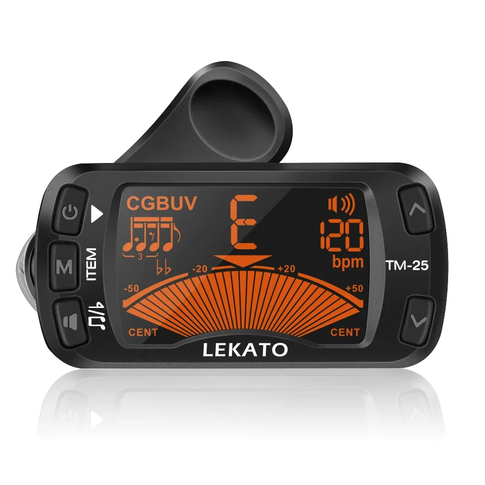 旅行用コンパクト 3-In-1 チューナー - カラビナ フ - Guitar Tuner Clip のレビューと価格