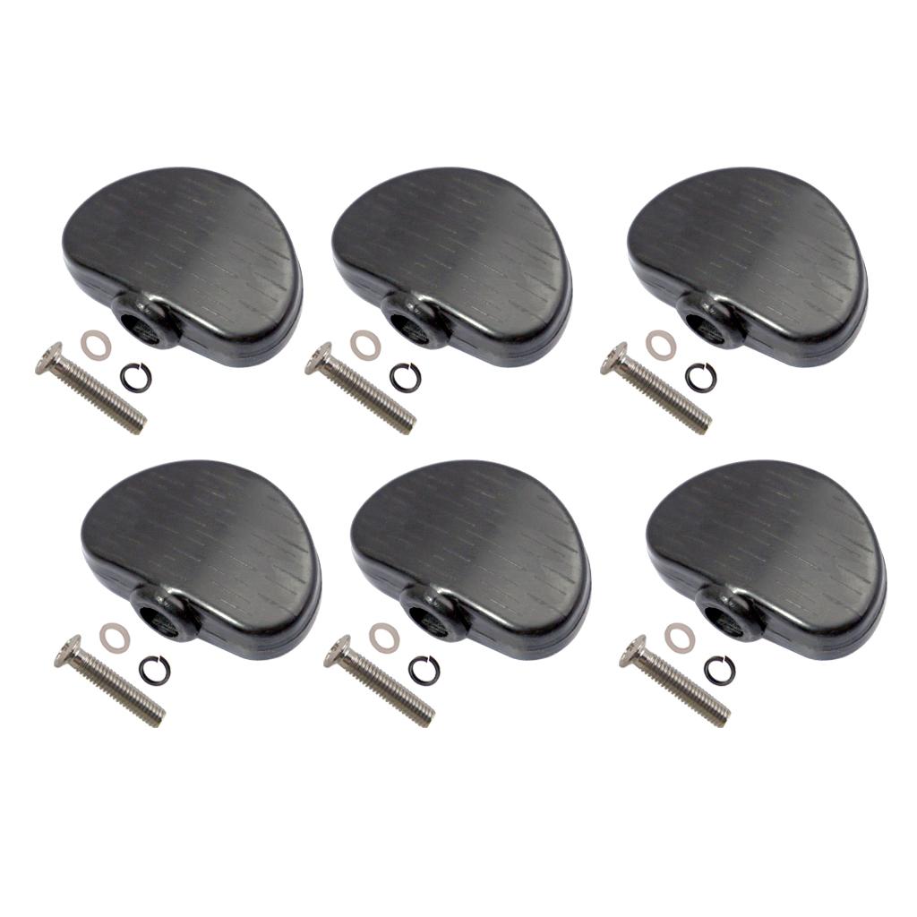 黒のギターチューニングペグキー、ボタンチューナー、マシンヘッ - Guitar Tuner Clip のレビューと価格