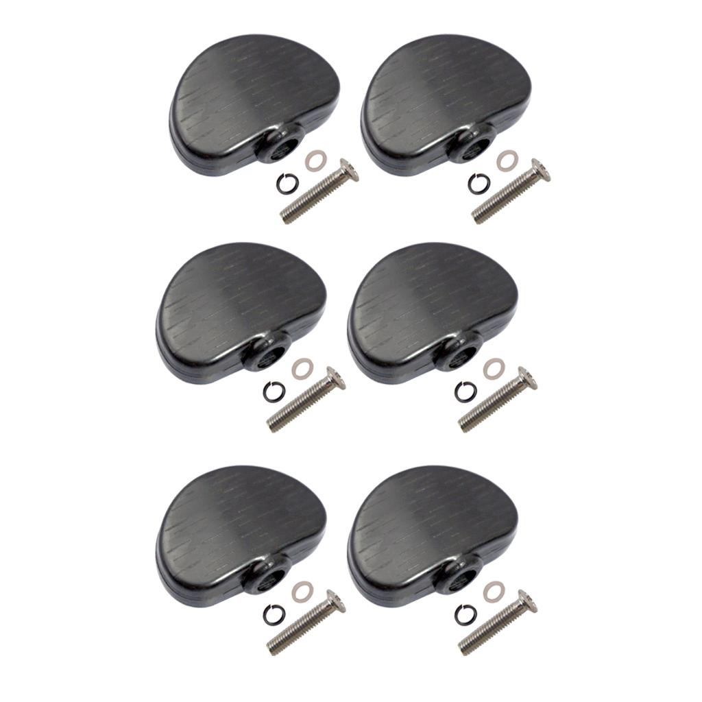 黒のギターチューニングペグキー、ボタンチューナー、マシンヘッ - Guitar Tuner Clip のレビューと価格