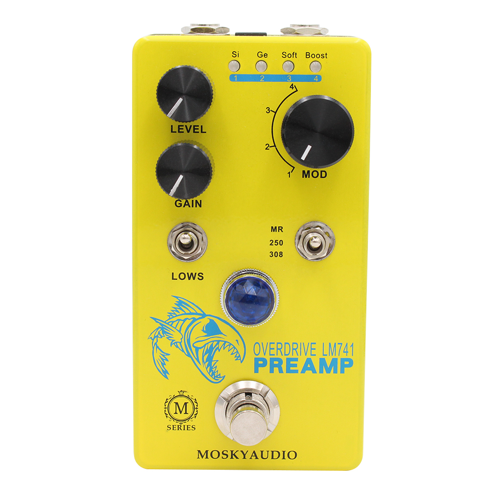 MOSKY-LM741プリアンプギターペダル、ディストーショ - Looper Pedal Guitar のレビューと価格