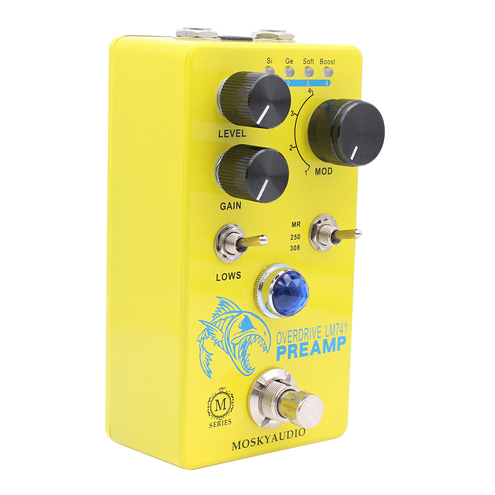 MOSKY-LM741プリアンプギターペダル、ディストーショ - Looper Pedal Guitar のレビューと価格