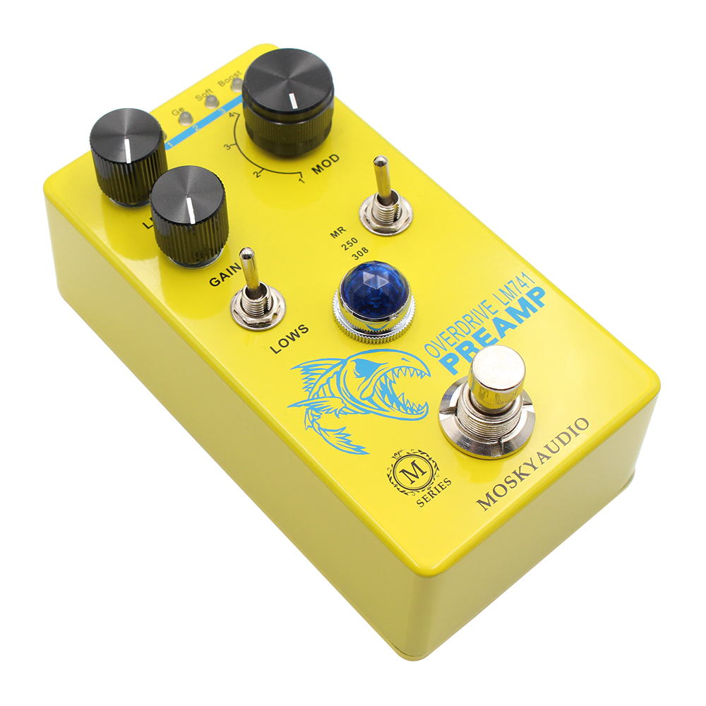 MOSKY-LM741プリアンプギターペダル、ディストーショ - Looper Pedal Guitar のレビューと価格