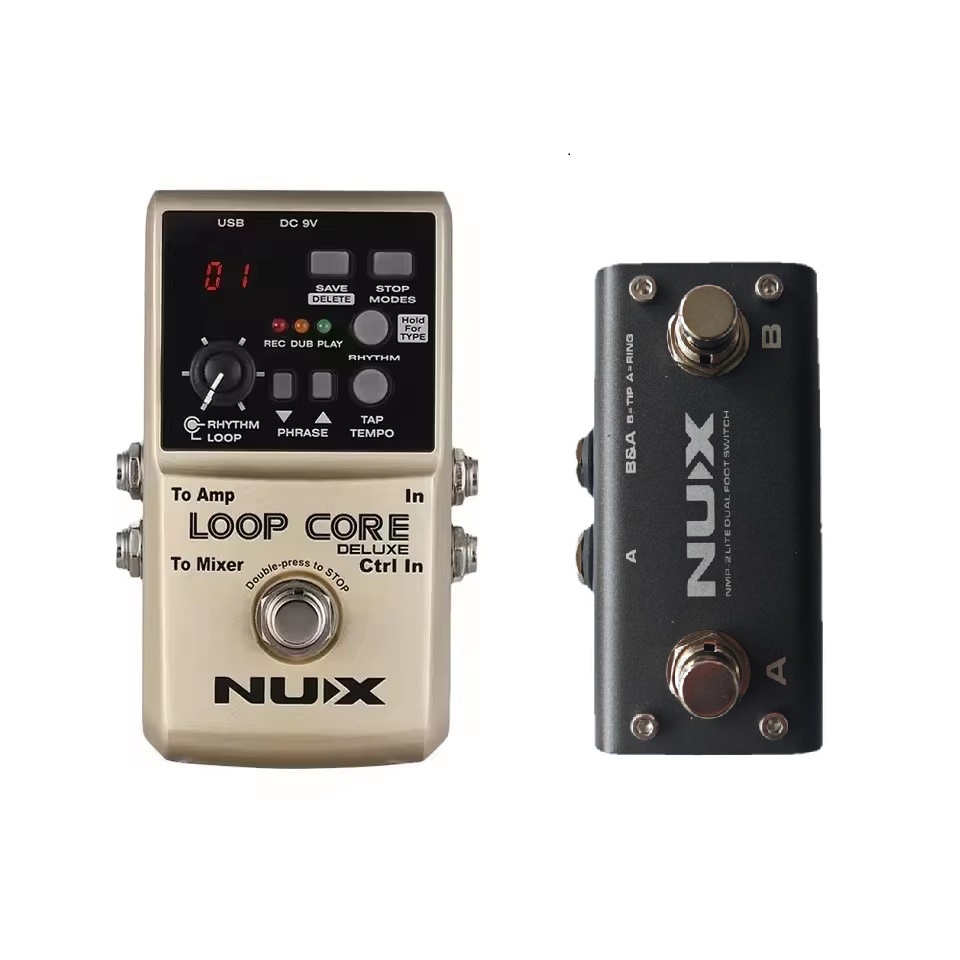 Nux ループコアデラックスギターエフェクトペダル音楽ルーパ - Looper Pedal Guitar のレビューと価格
