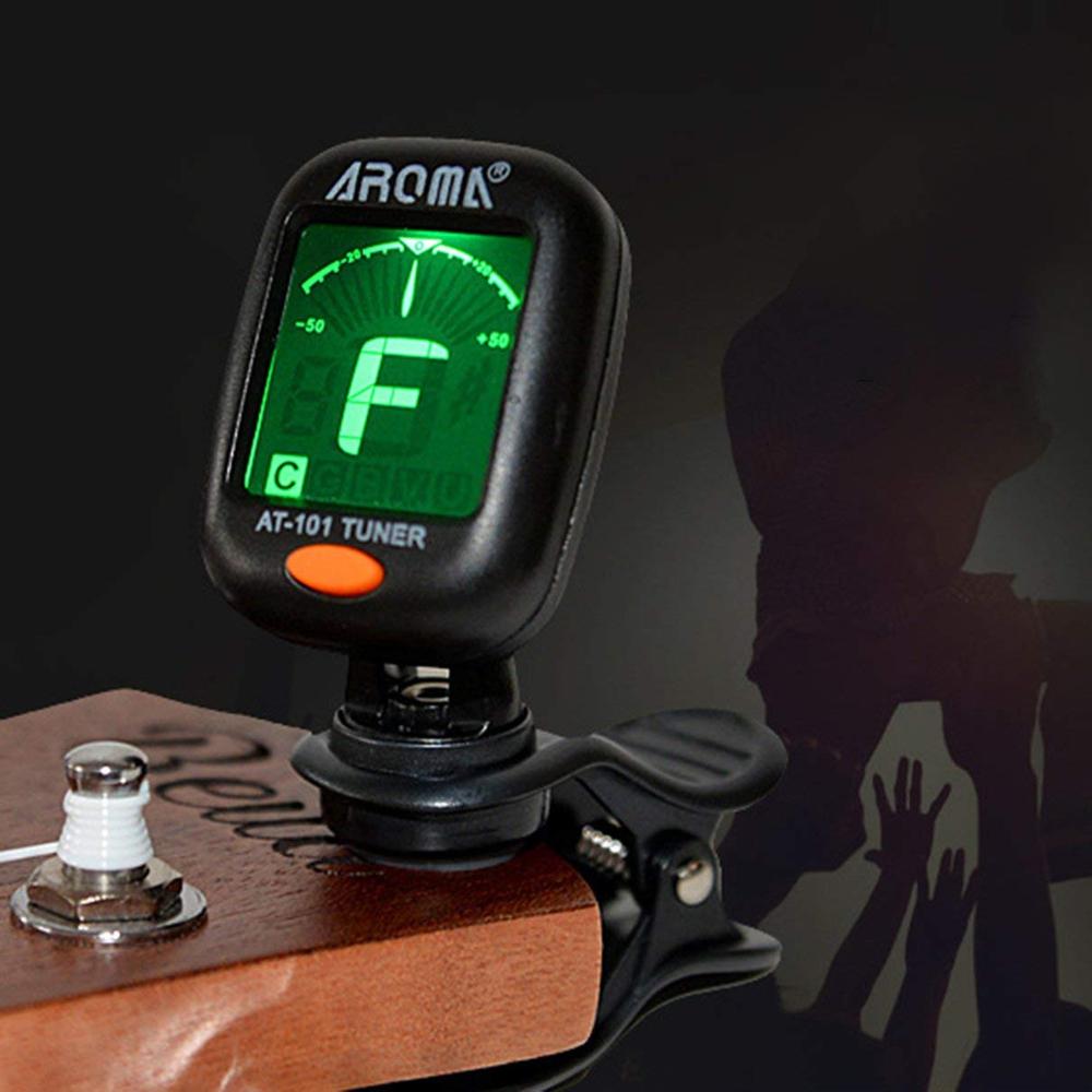 ギターチューナーAT-01A/101折りたたみ式回転可能クリ - Guitar Tuner Clip のレビューと価格