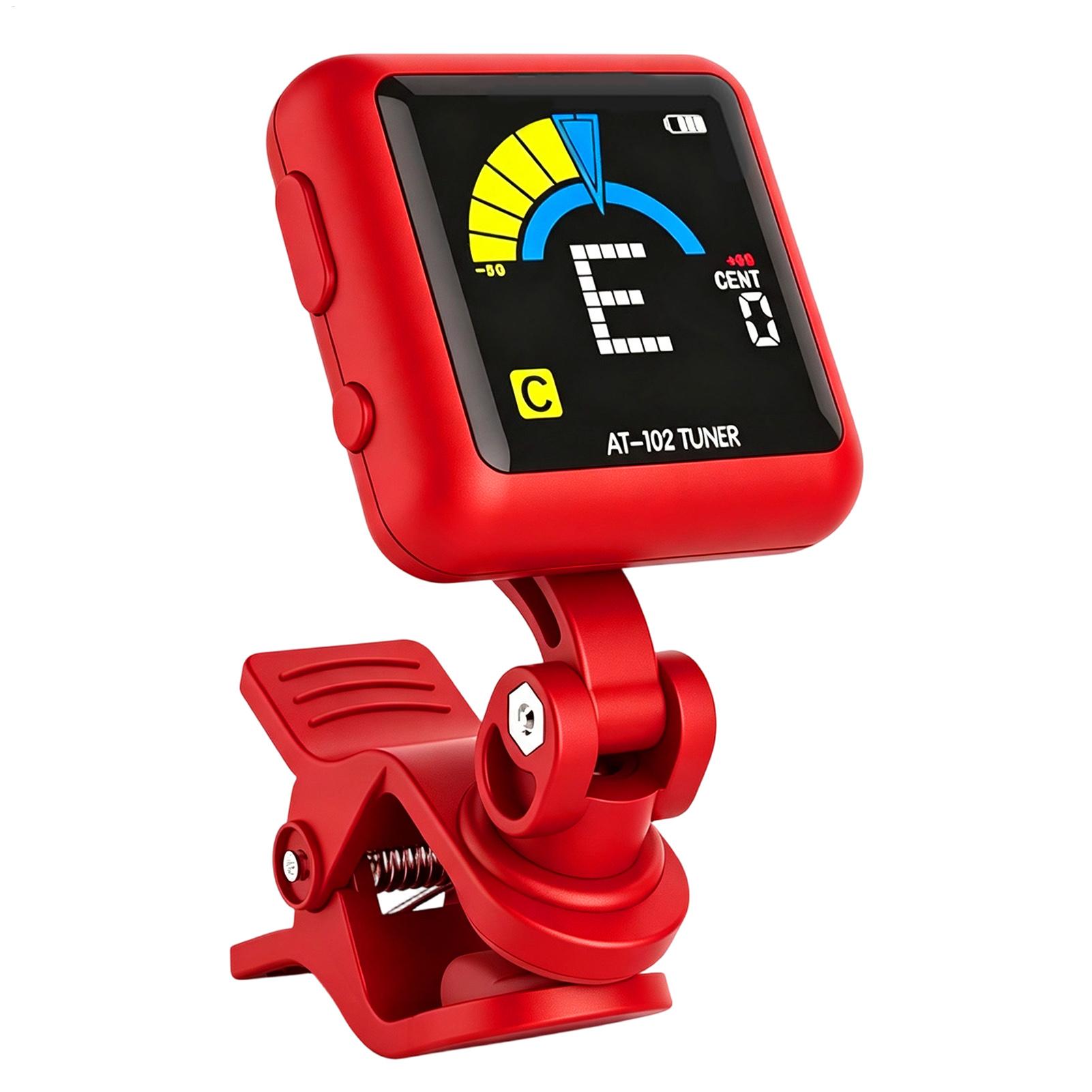 エレキギターチューナー LCDディスプレイ 高感度 充電式ツ - Guitar Tuner Clip のレビューと価格
