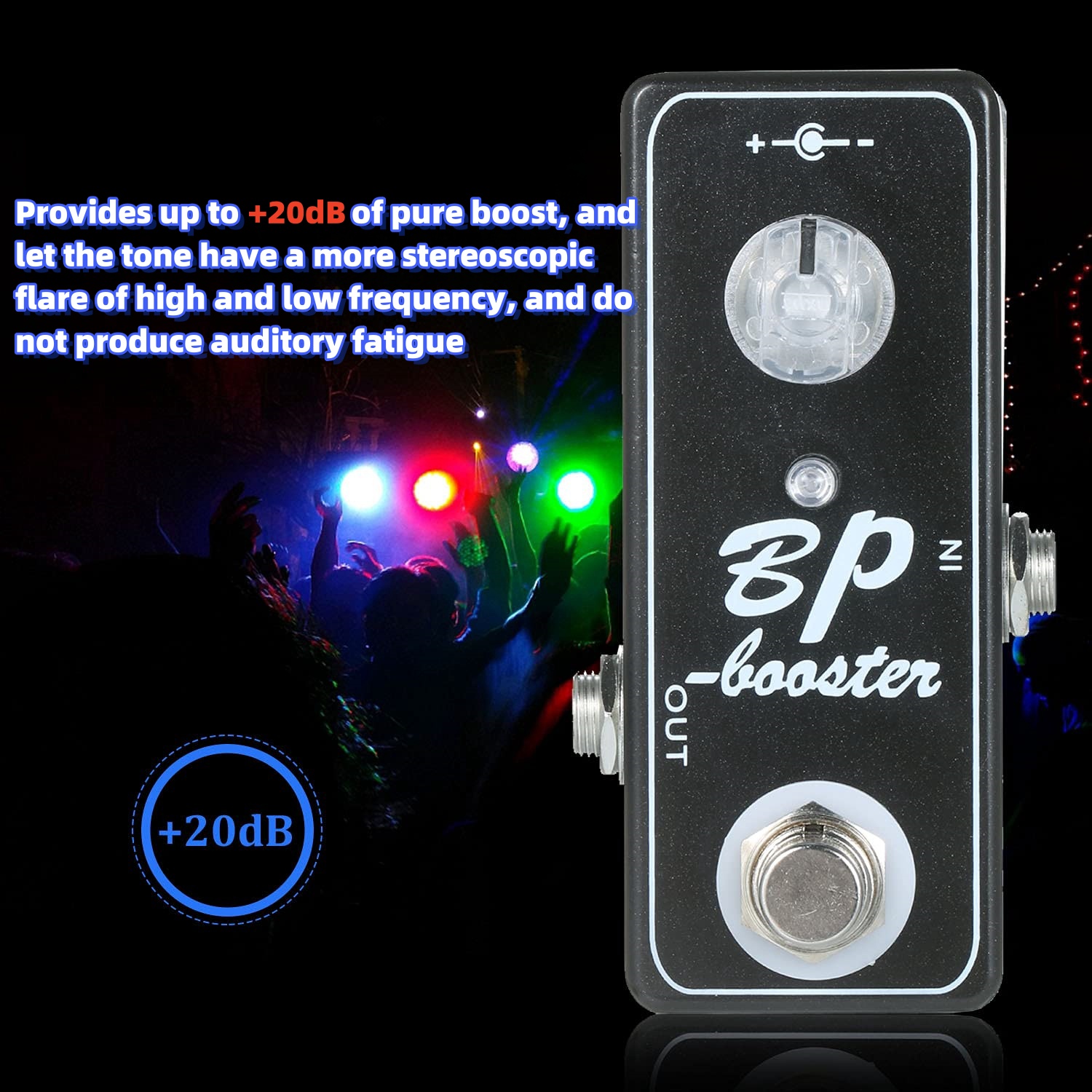 MOSKY ミニ BP ブースタークリーンブースト効果フルメ - Looper Pedal Guitar のレビューと価格