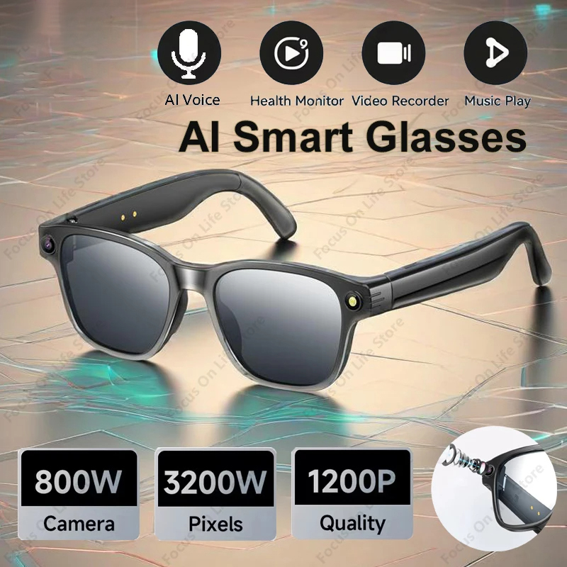 AIスマートグラス 800万画素カメラ Bluetoothサ - Audio Music For Video のレビューと価格